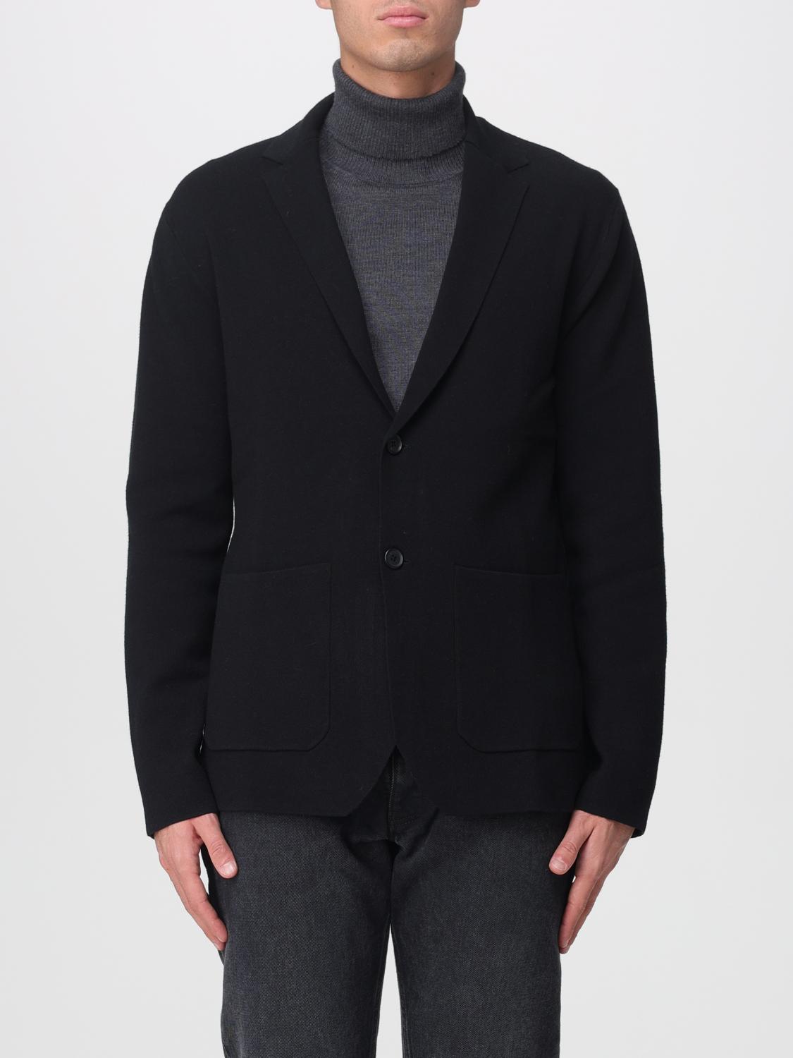 Armani Exchange Jacket Men Color Black In Black