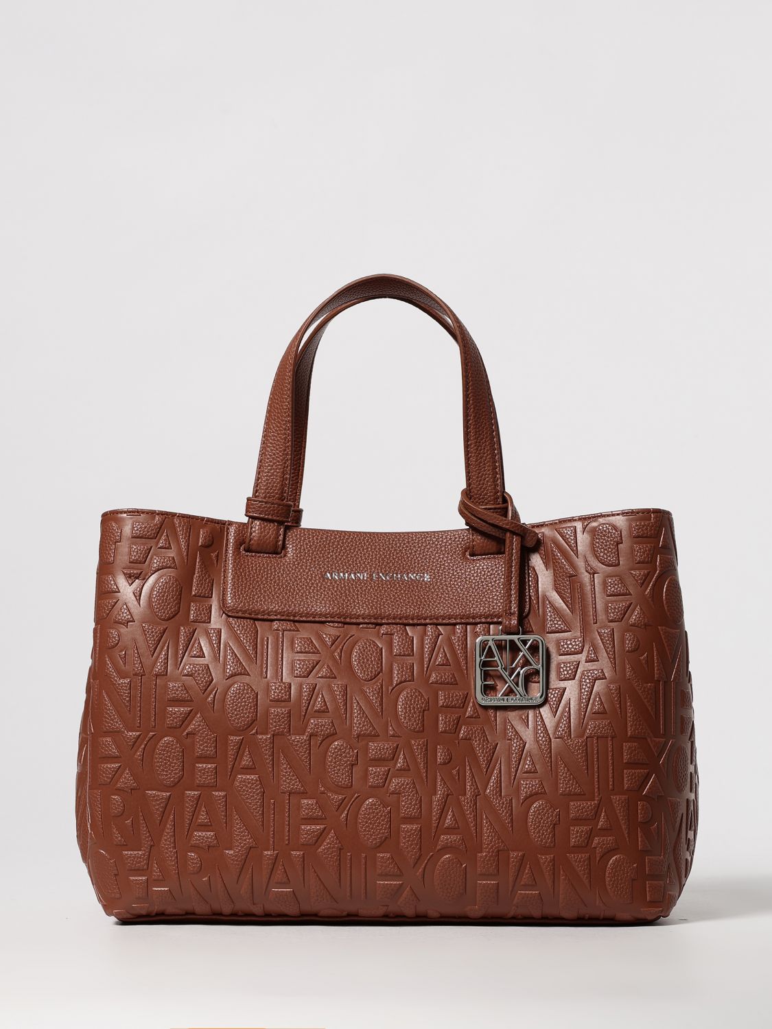 Armani Exchange Shoulder Bag  Woman Color Leather In Brown