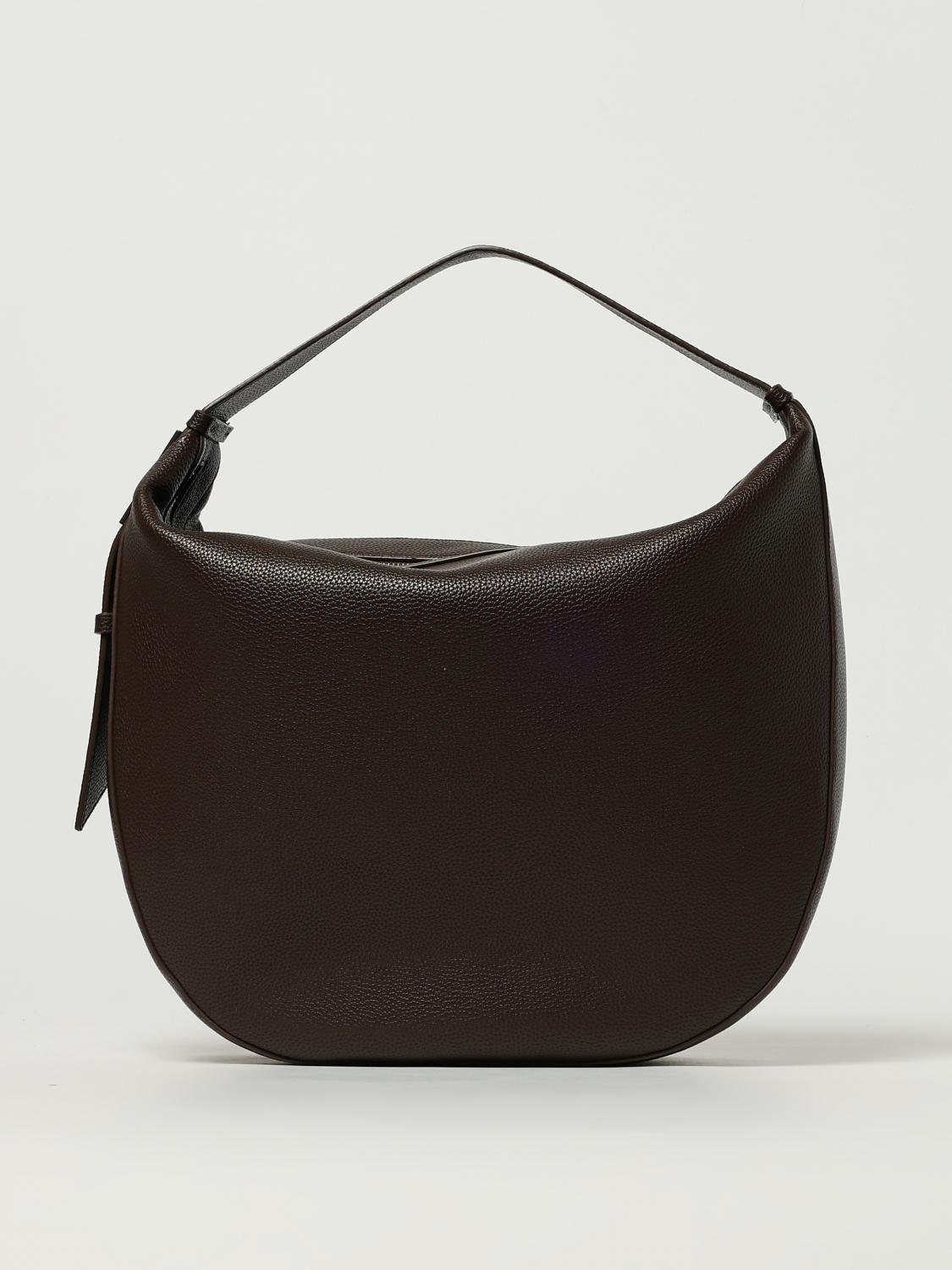 Armani Exchange Faux-leather Shoulder Bag In Brown