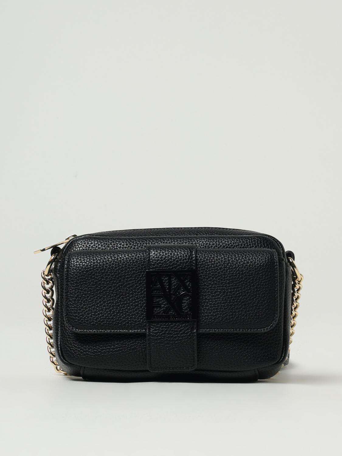 Armani Exchange Shoulder Bag  Woman Color Black In Black