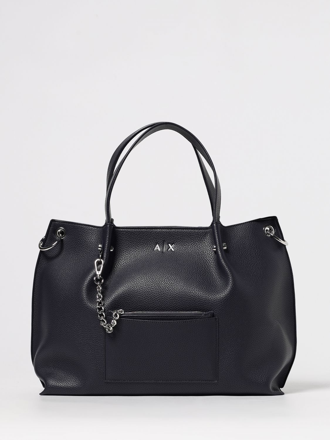 Armani Exchange Tote Bags  Woman Color Blue In Blue