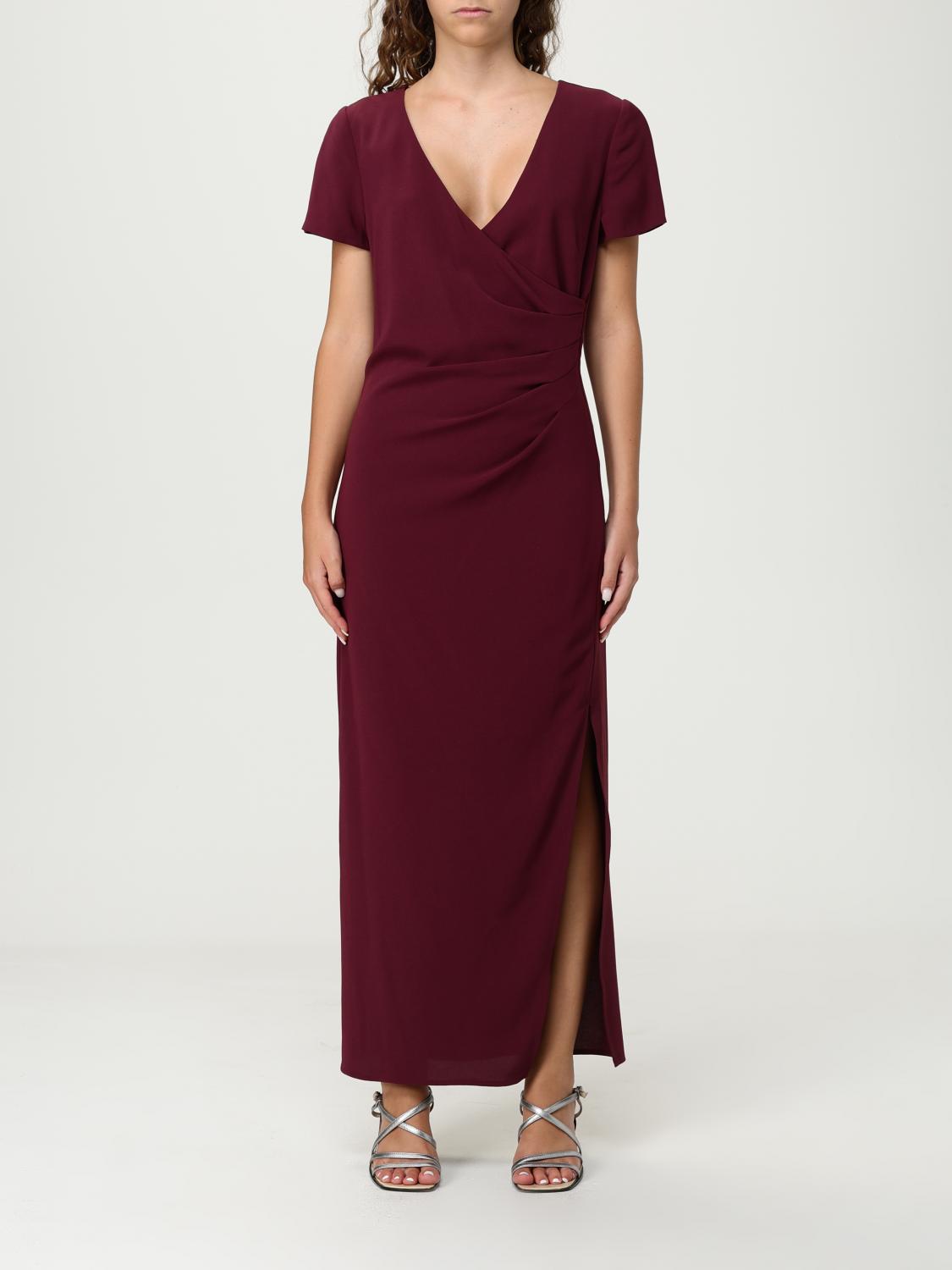 Armani Exchange Dress  Woman Color Burgundy In Burgundy