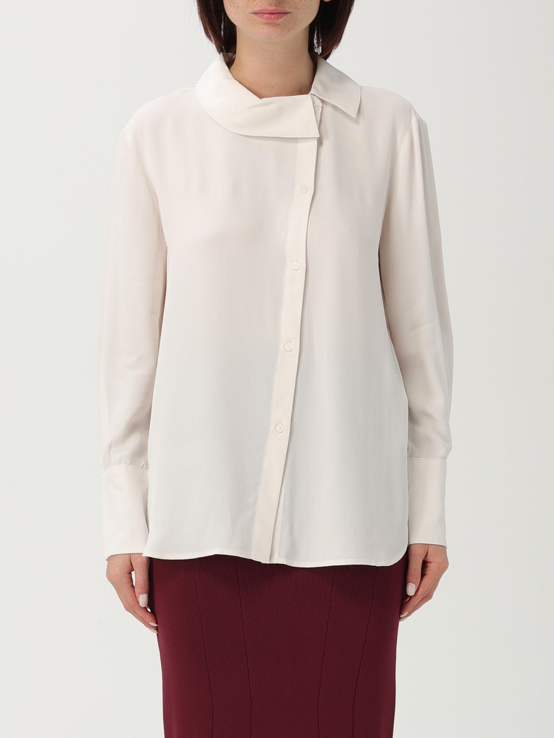 Armani Exchange Top  Woman Color Yellow Cream In White