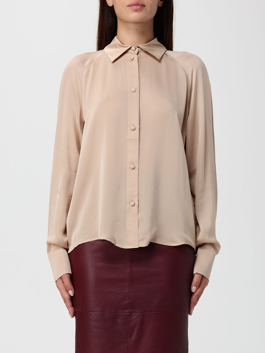 Armani Exchange Casual Shirts In Brown