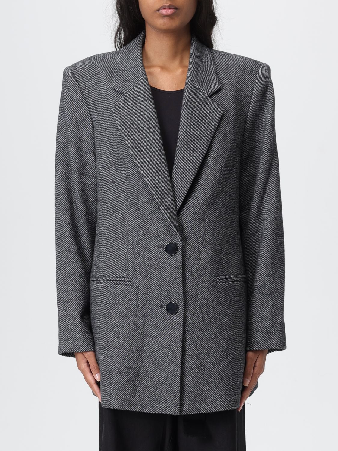 Armani Exchange Blazer  Woman Color Grey In Gray