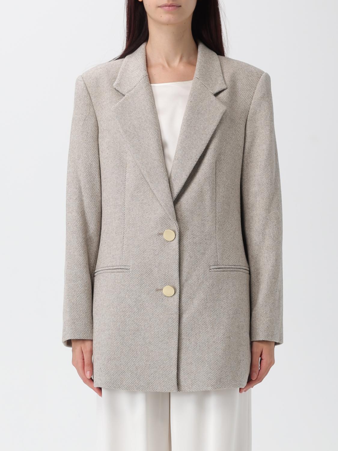 Armani Exchange Blazer  Woman Color Beige In Gray