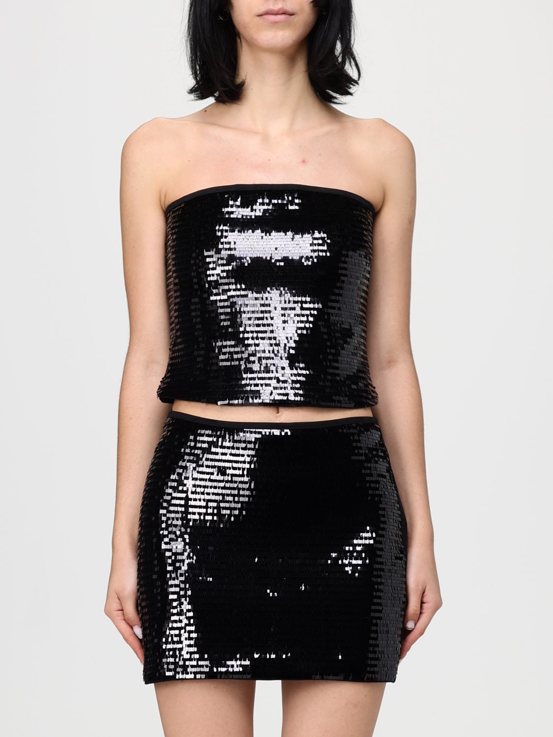 Armani Exchange Top Woman Color Black