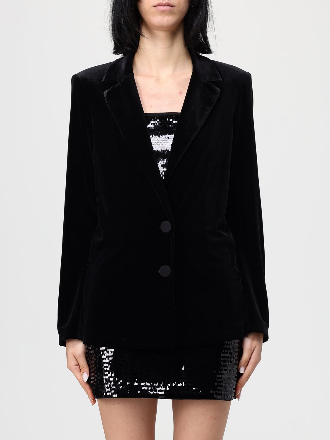 Armani Exchange Jacket  Woman Color Black In Black