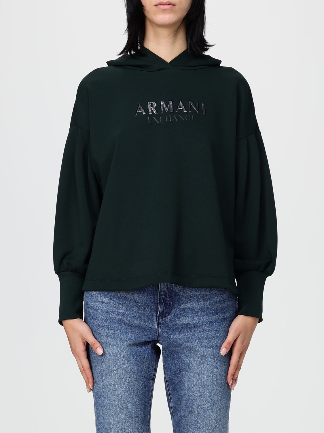 Armani Exchange Sweatshirt  Woman Color Green