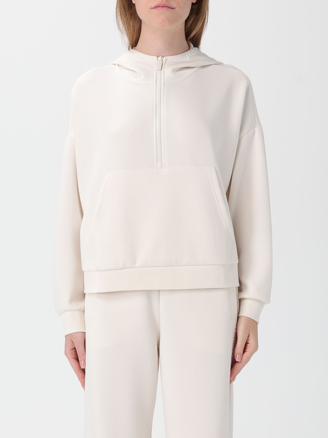 Armani Exchange Sweatshirt  Woman Color White In White