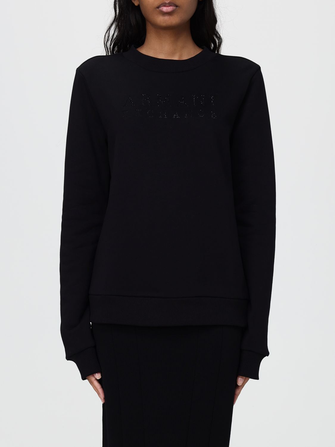Armani Exchange Sweatshirt Woman Color Black In Black