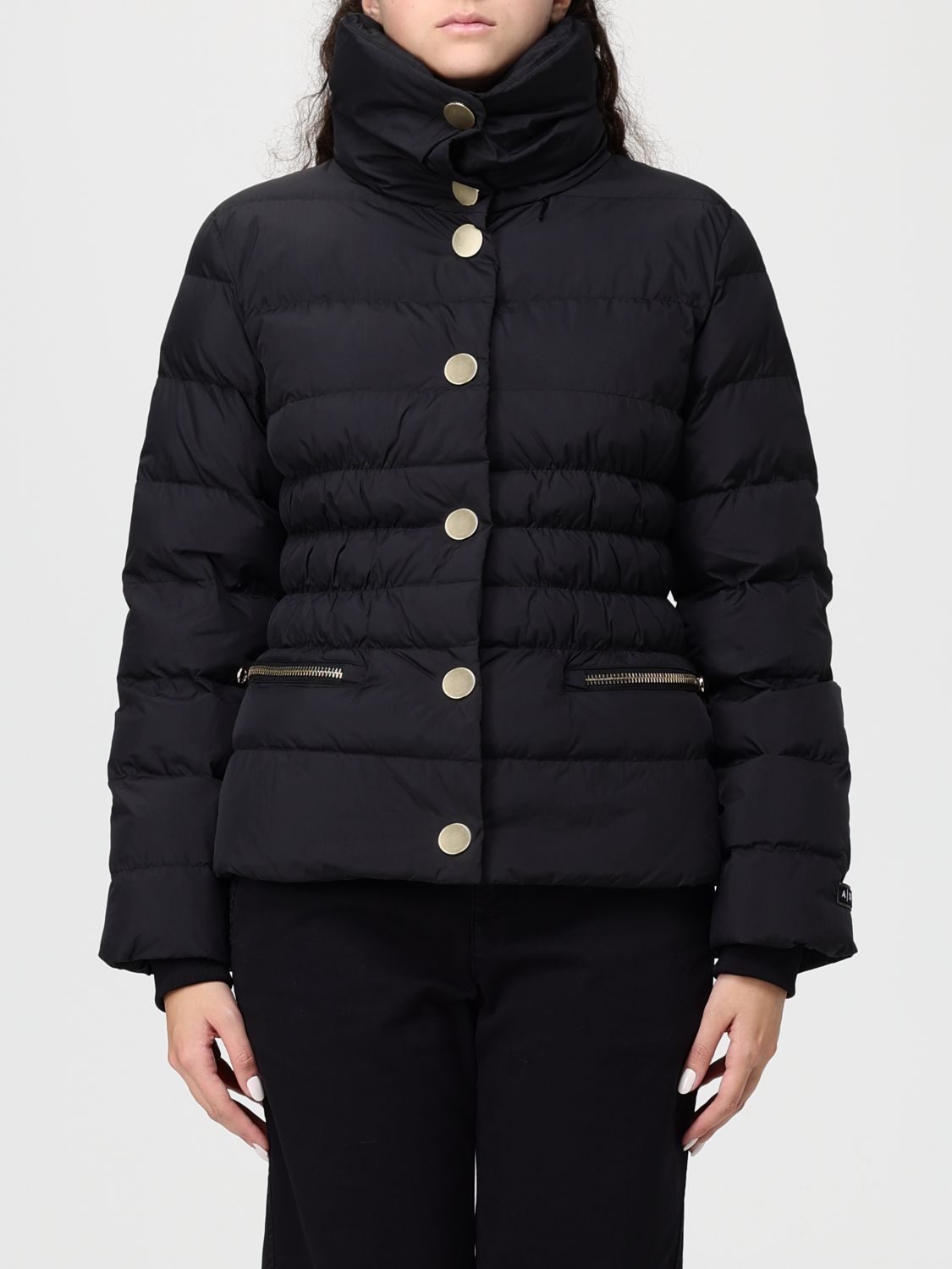 Armani Exchange Jacket  Woman Color Black In Black
