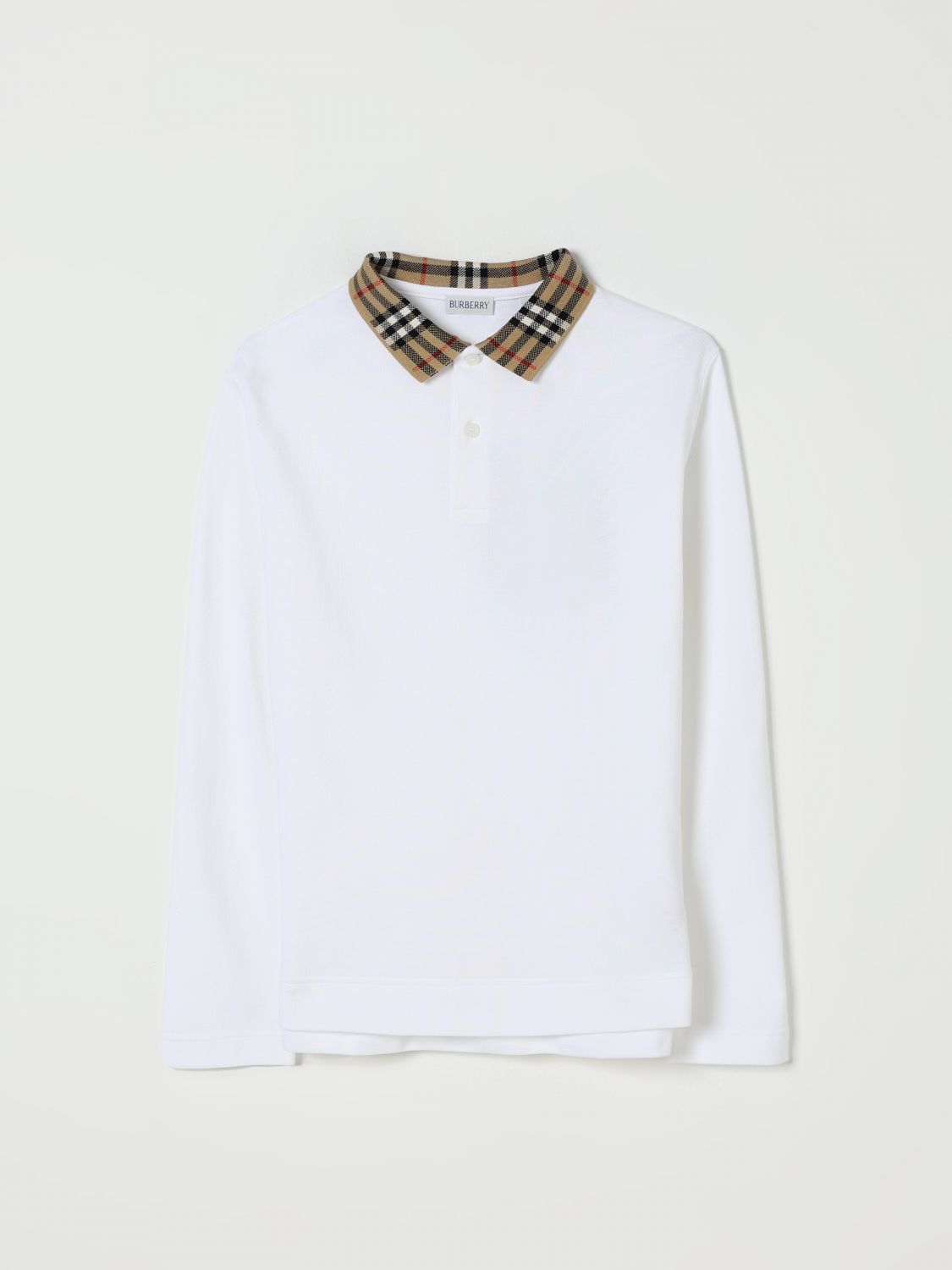 Burberry Polo Shirt  Kids Color White In White