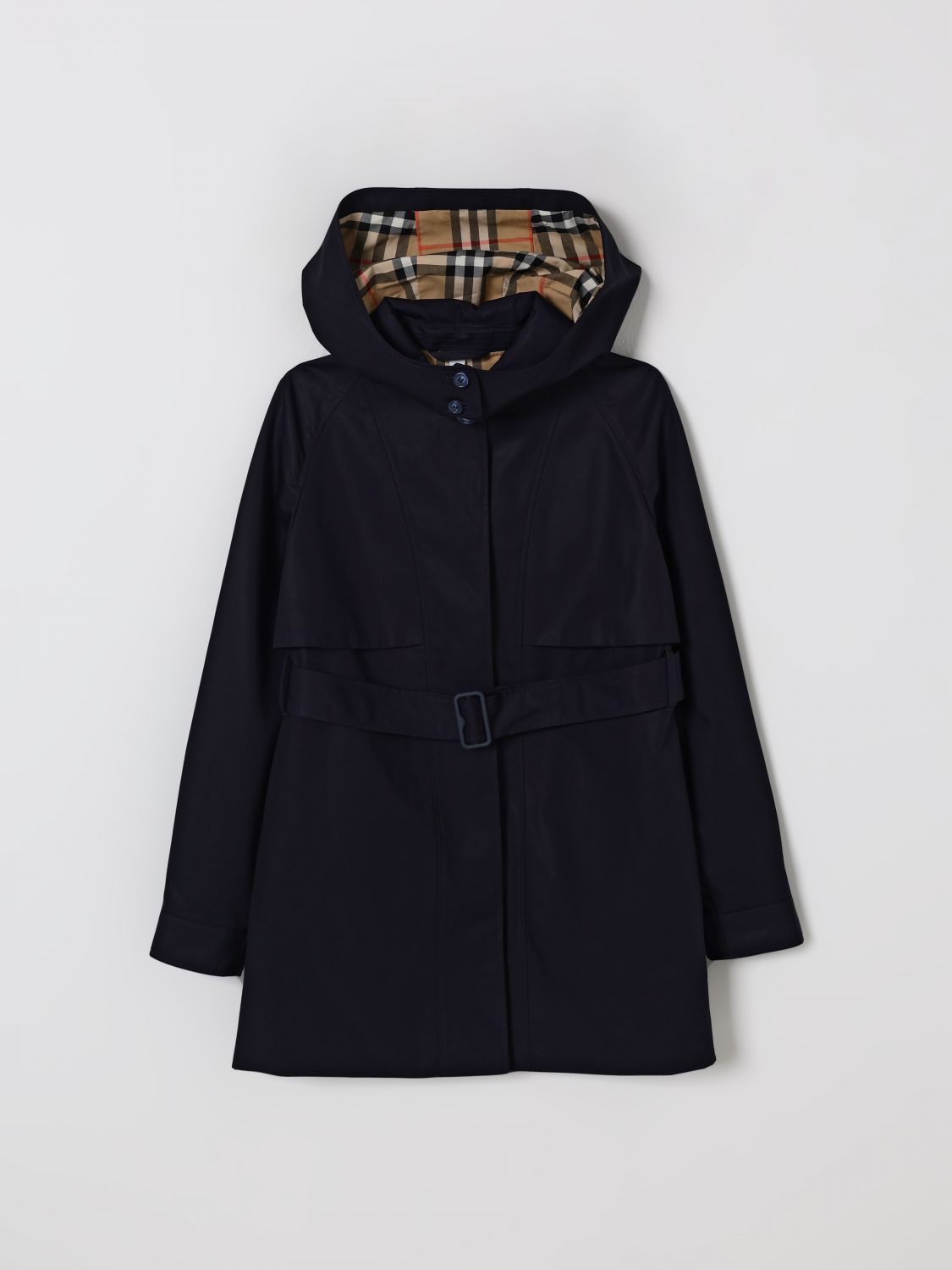 Burberry Coat  Kids Color Blue In Blue