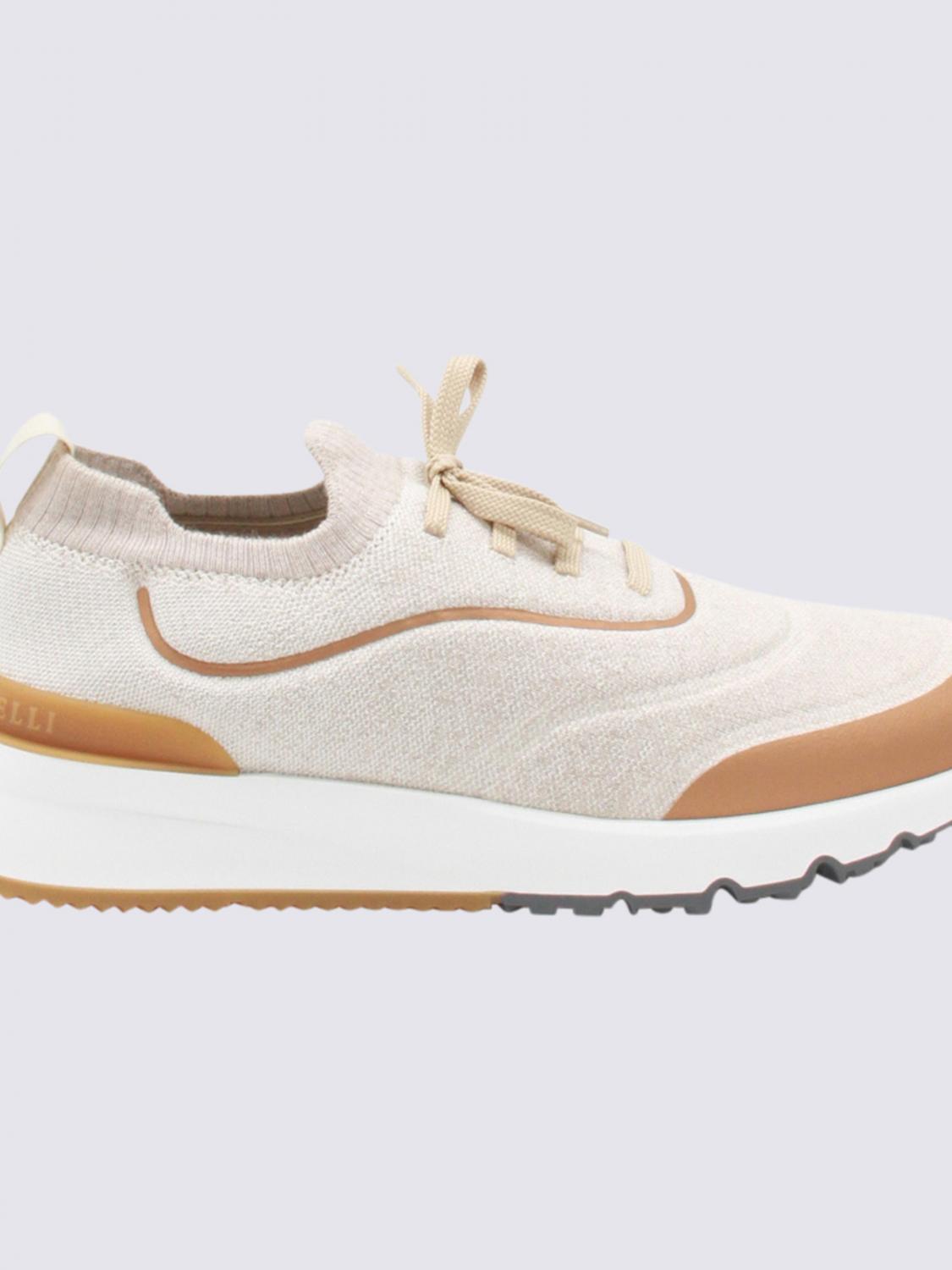 Brunello Cucinelli Pair Of Sneakers In White