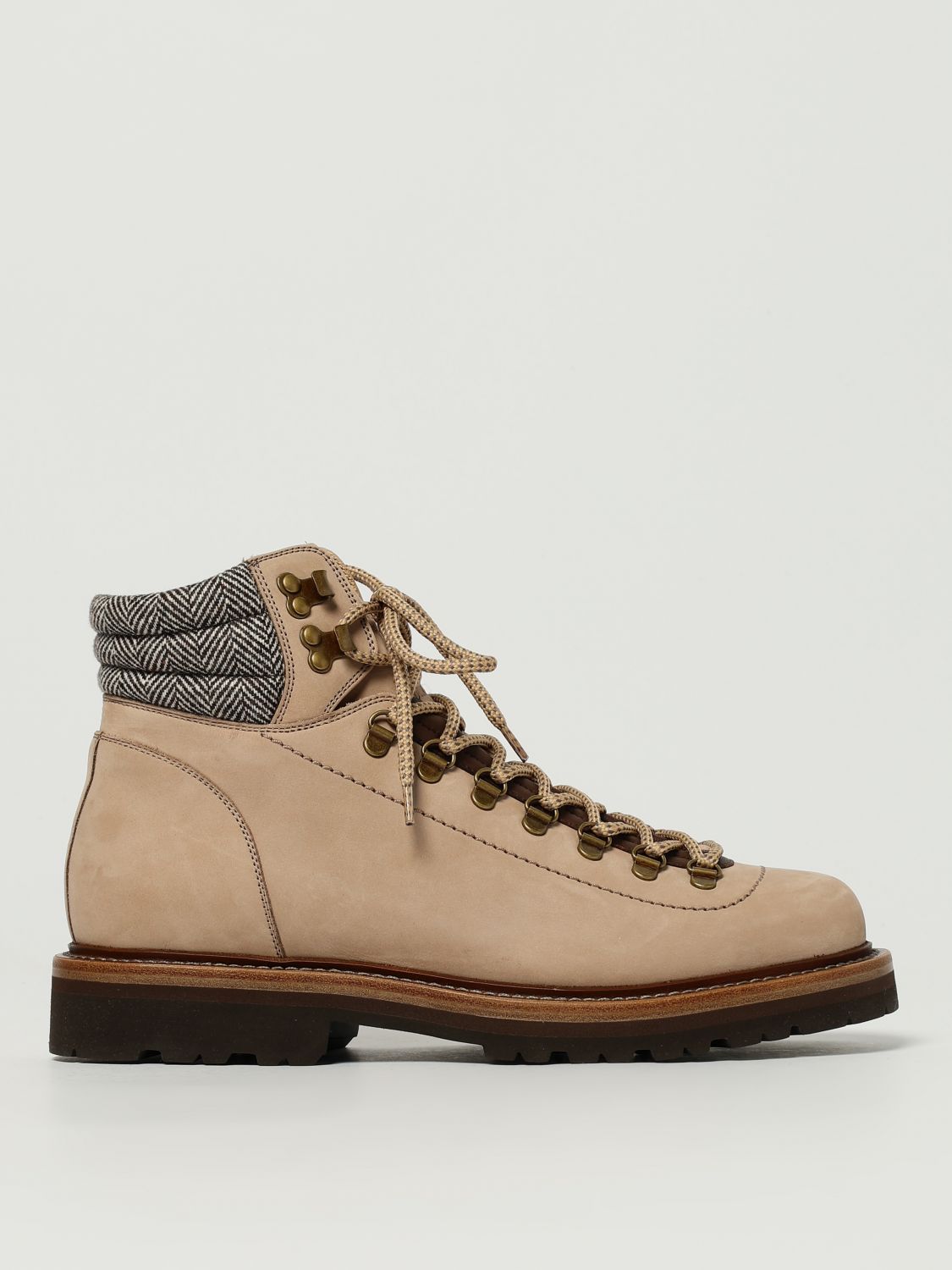 Brunello Cucinelli Mountain Boot Boots And Ankle Boots Beige In Sand