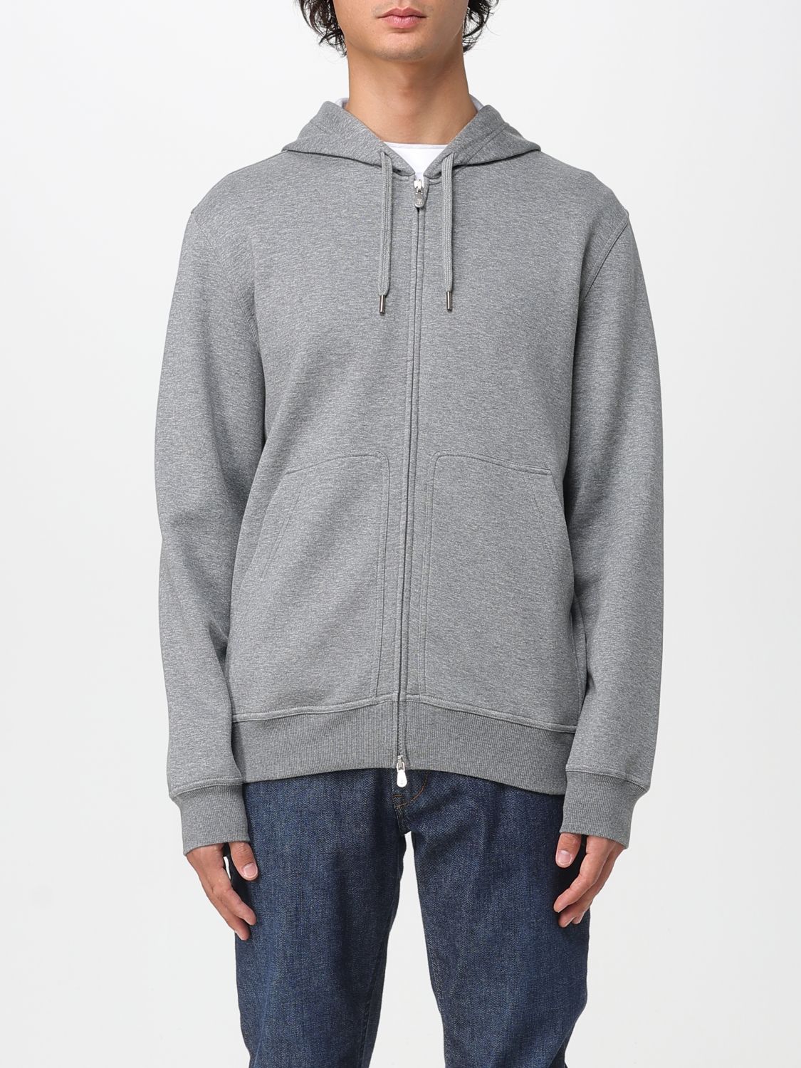 Brunello Cucinelli Sweatshirt  Men Color Grey 1 In Blue