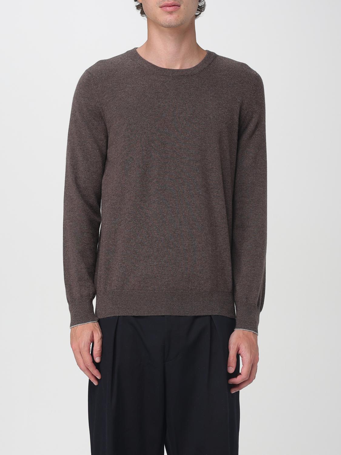 BRUNELLO CUCINELLI BRUNELLO CUCINELLI Sweater Men color Dark　BRUNELLO CUCINELLI セーター メンズ カラー ダーク