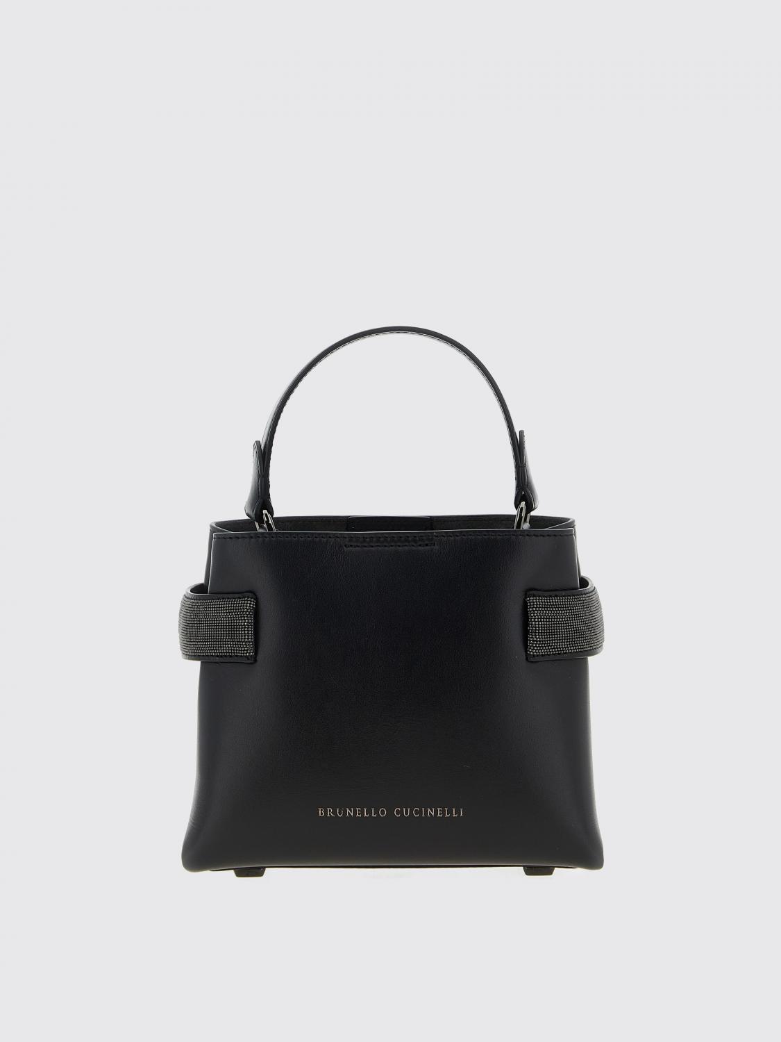 Brunello Cucinelli Shoulder Bag Woman Color Black In Black
