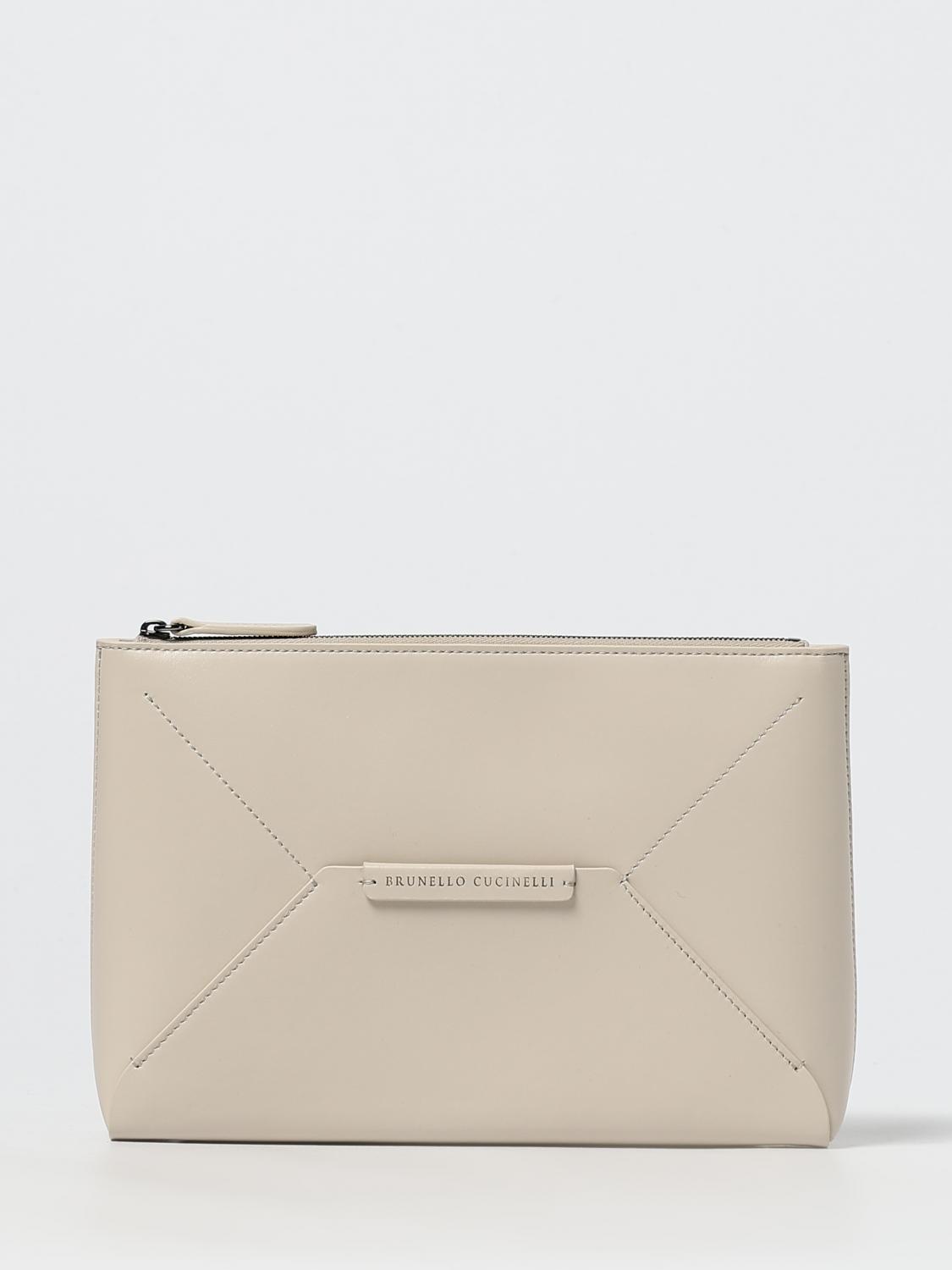 BRUNELLO CUCINELLI BRUNELLO CUCINELLI Clutch Woman color Yellow Cream　BRUNELLO CUCINELLI クラッチ ウーマン カラー イエロー クリーム