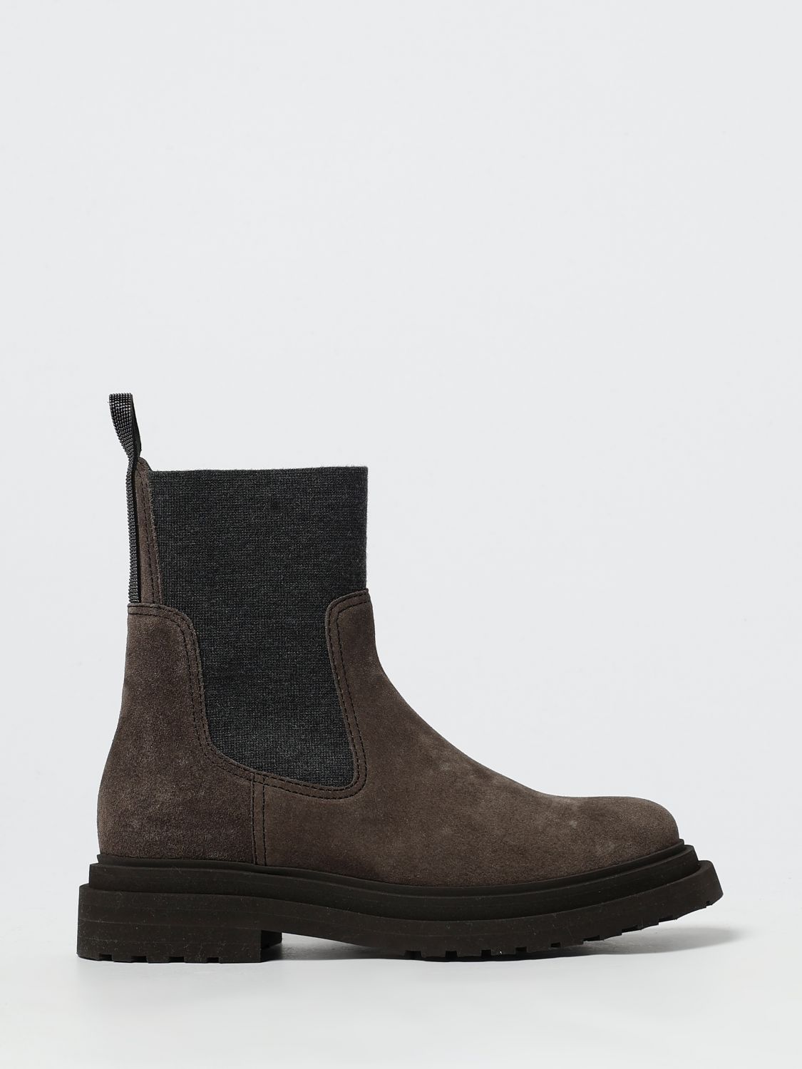 Brunello Cucinelli Boots  Woman Color Dark In Brown