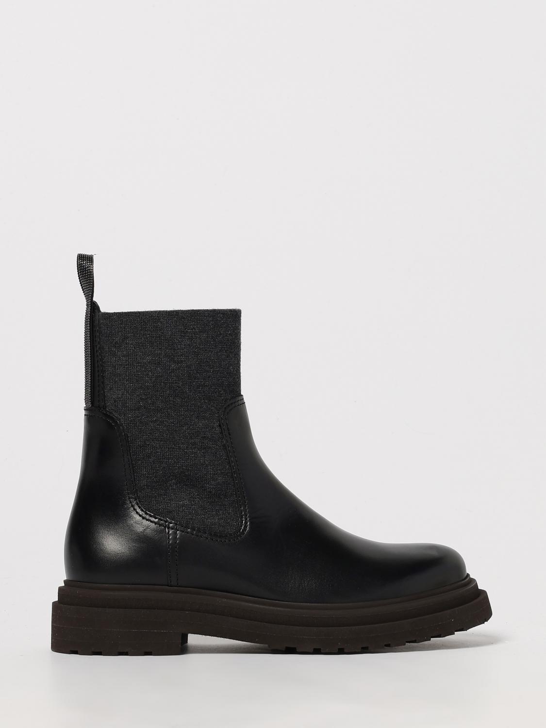 BRUNELLO CUCINELLI Black Women's Boots