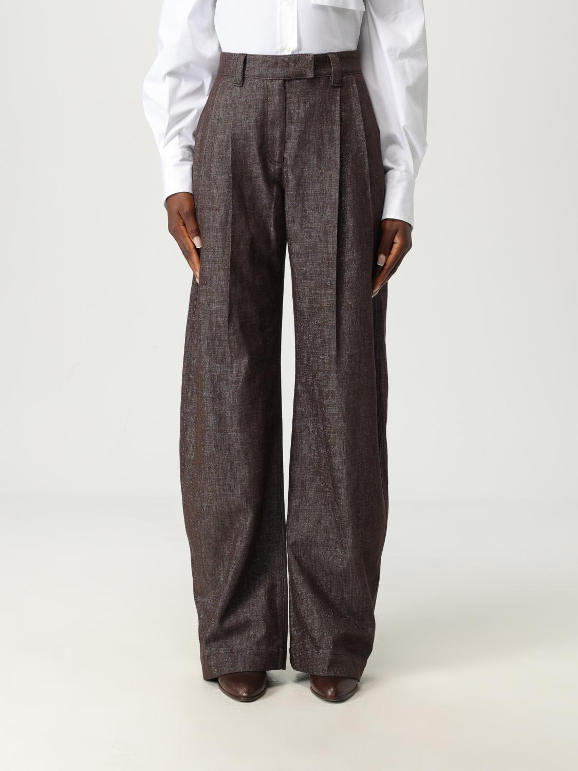 Brunello Cucinelli Jeans  Woman Color Dark In Black