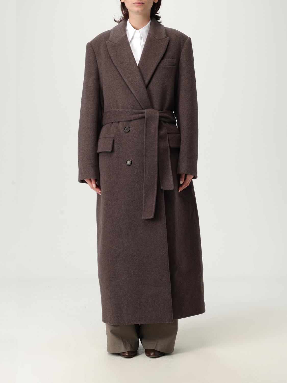 Brunello Cucinelli Coat Woman Color Dark In Brown