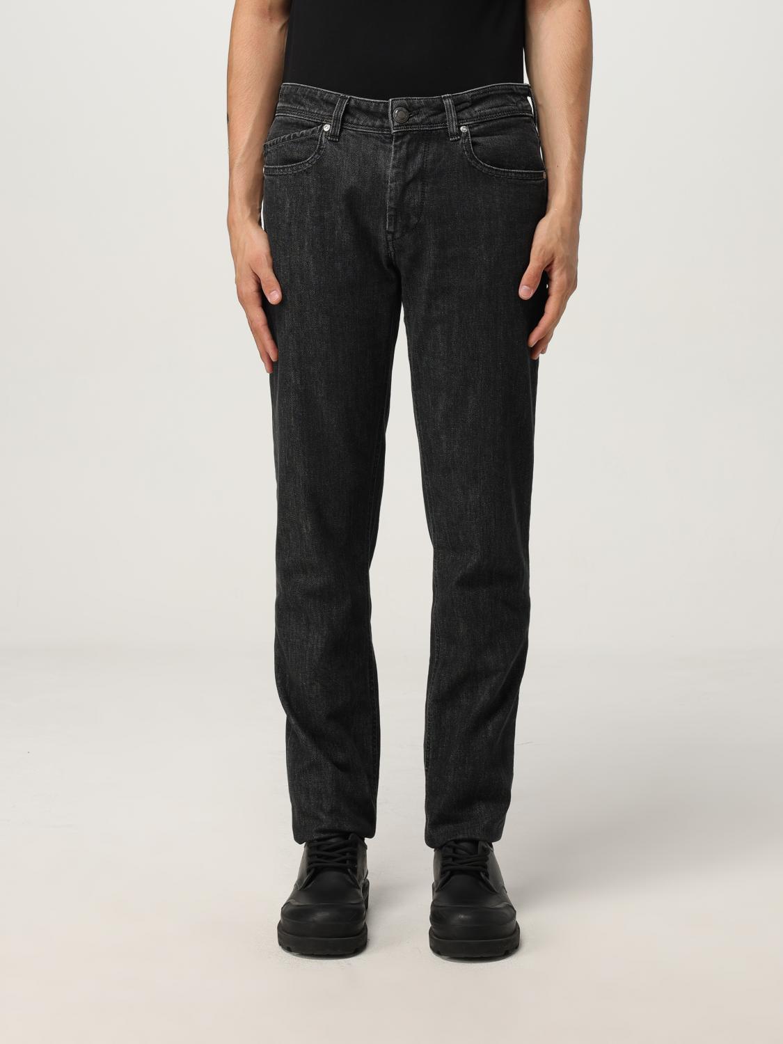 Re-hash Five-pocket Straight-leg Jeans In Black