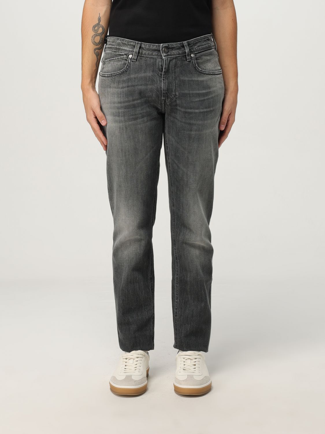 Re-hash Jeans  Men Color Black In Black