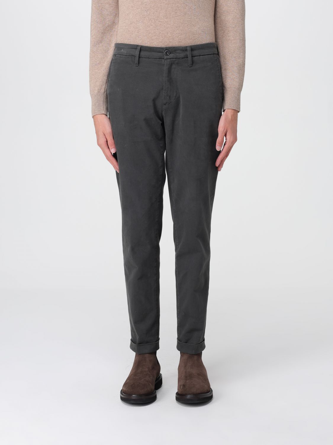 Re-hash Pants Men Color Charcoal In Gray