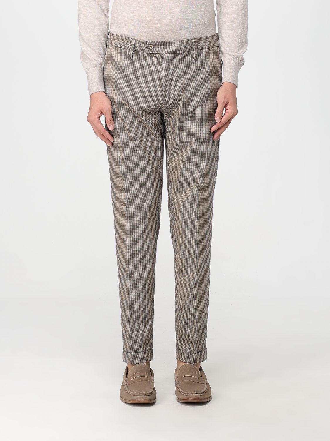 Re-hash Pants  Men Color Brown In Multi