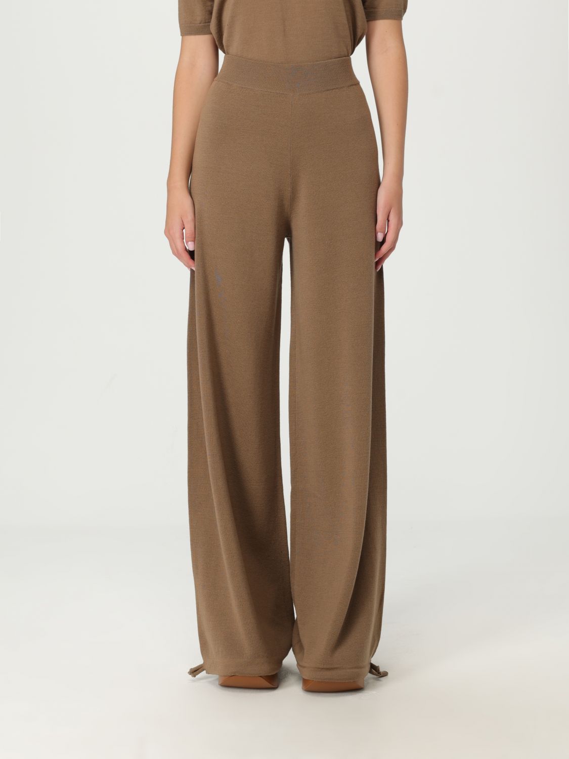 Max Mara Pants Woman Hazel In Neutral