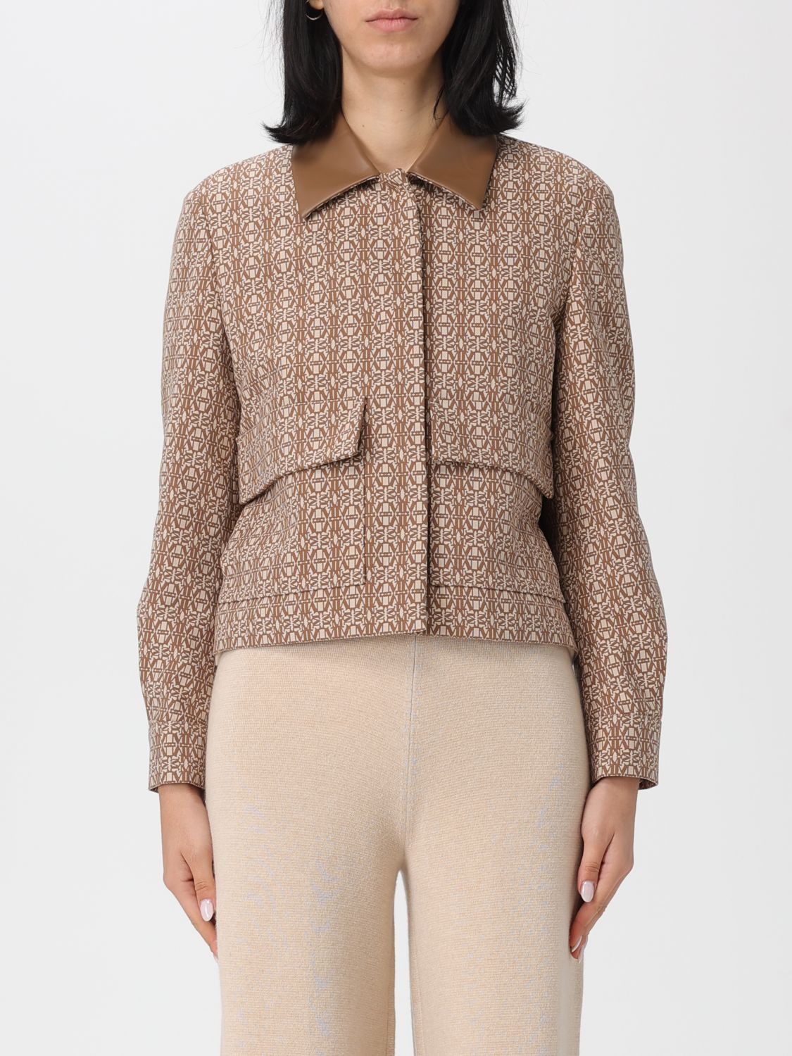Max Mara Coat  Woman Color Camel In Brown