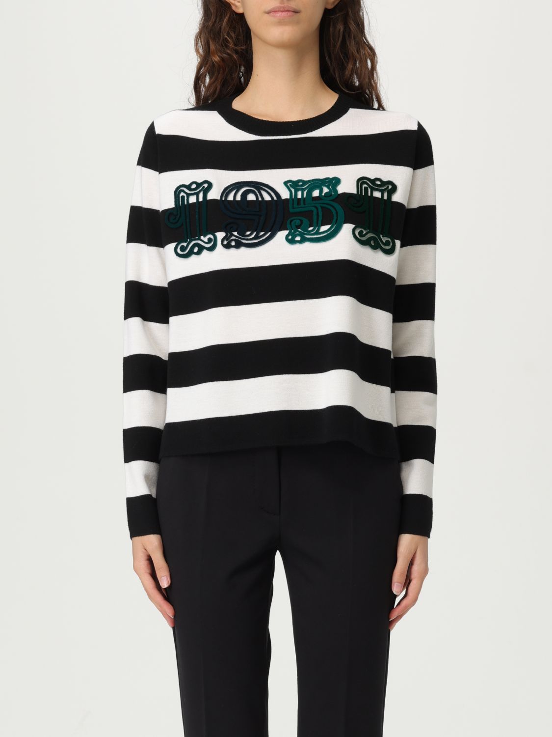 Max Mara Sweater  Woman Color White