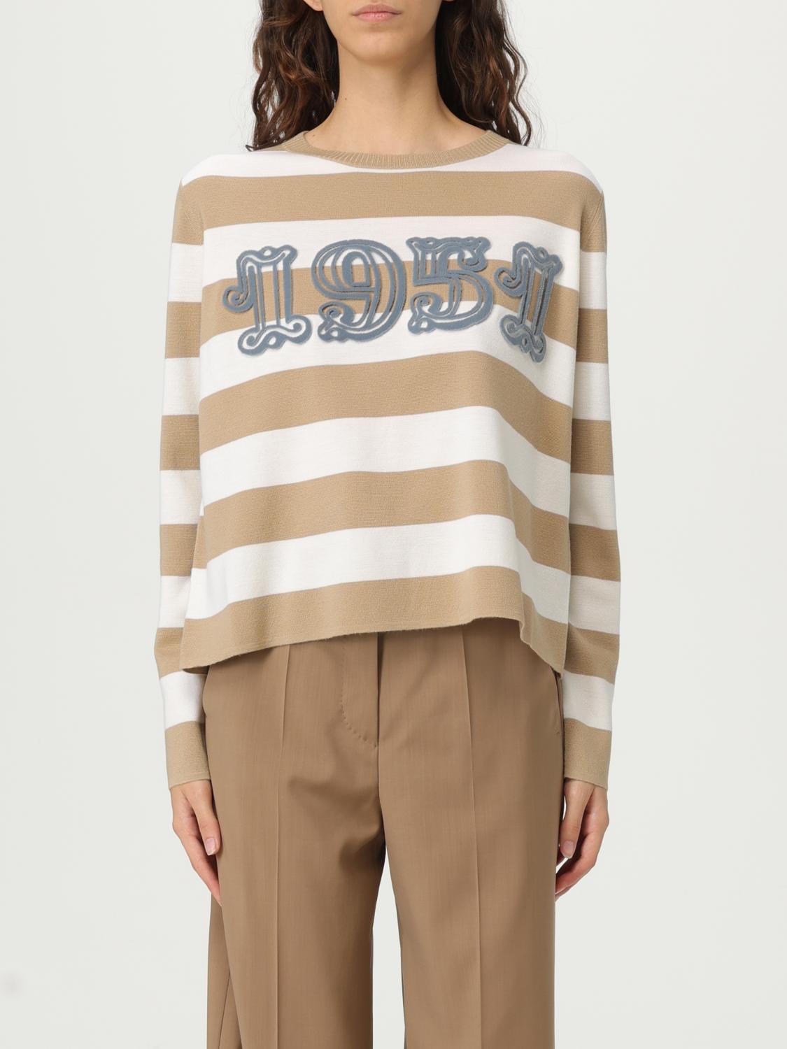 Max Mara Sleeveless Crew Neck Top With Embroidered Detail