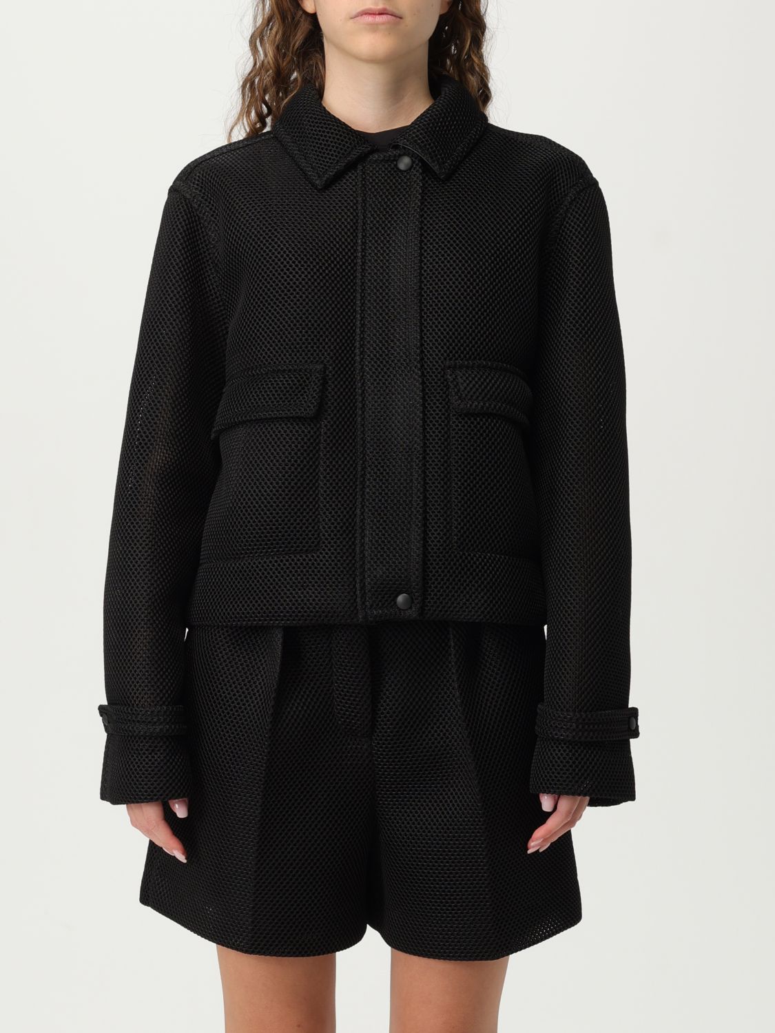 Max Mara Coat Woman Color Black