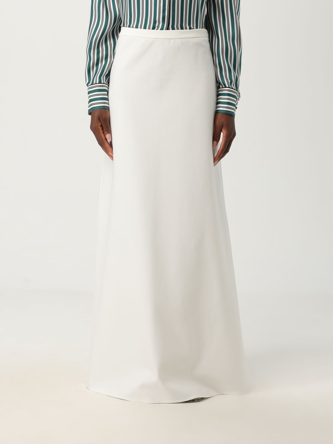 Max Mara Skirt Woman White In White