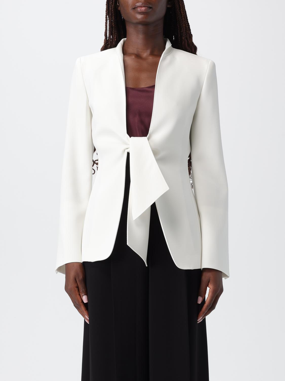 Max Mara Blazer Woman Color White In White