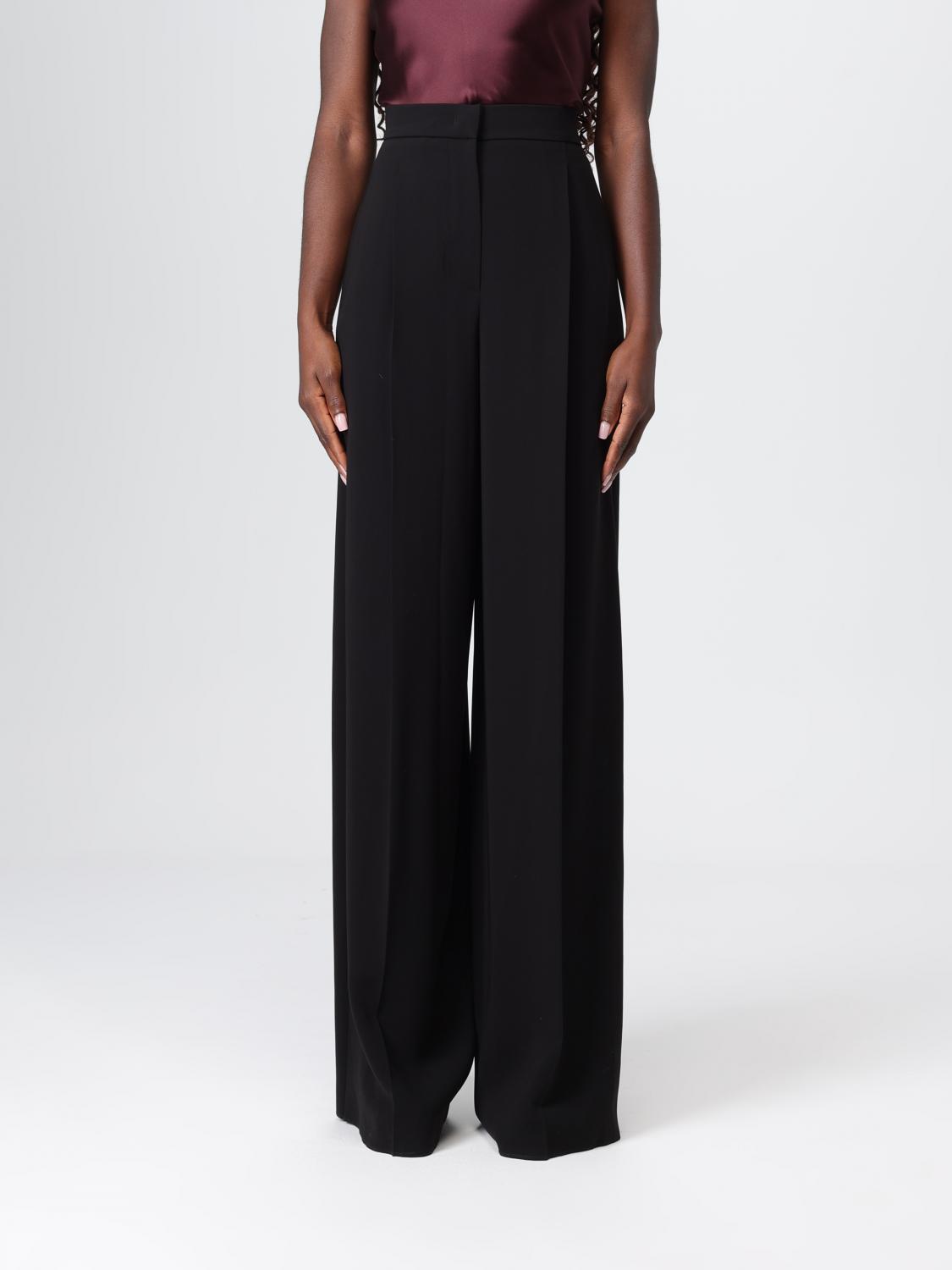 MAX MARA Pants Woman color Black　MAX MARA パンツ ウーマン カラー ブラック MAX