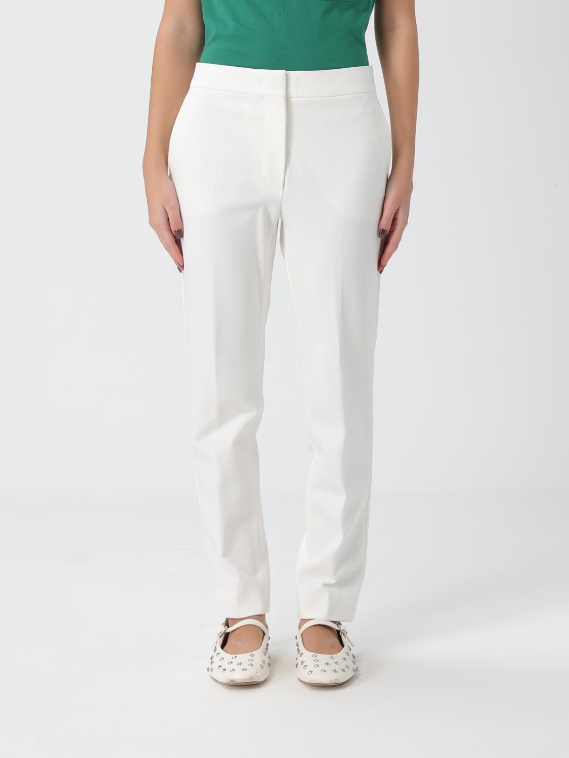 Max Mara Pants  Woman Color White In White
