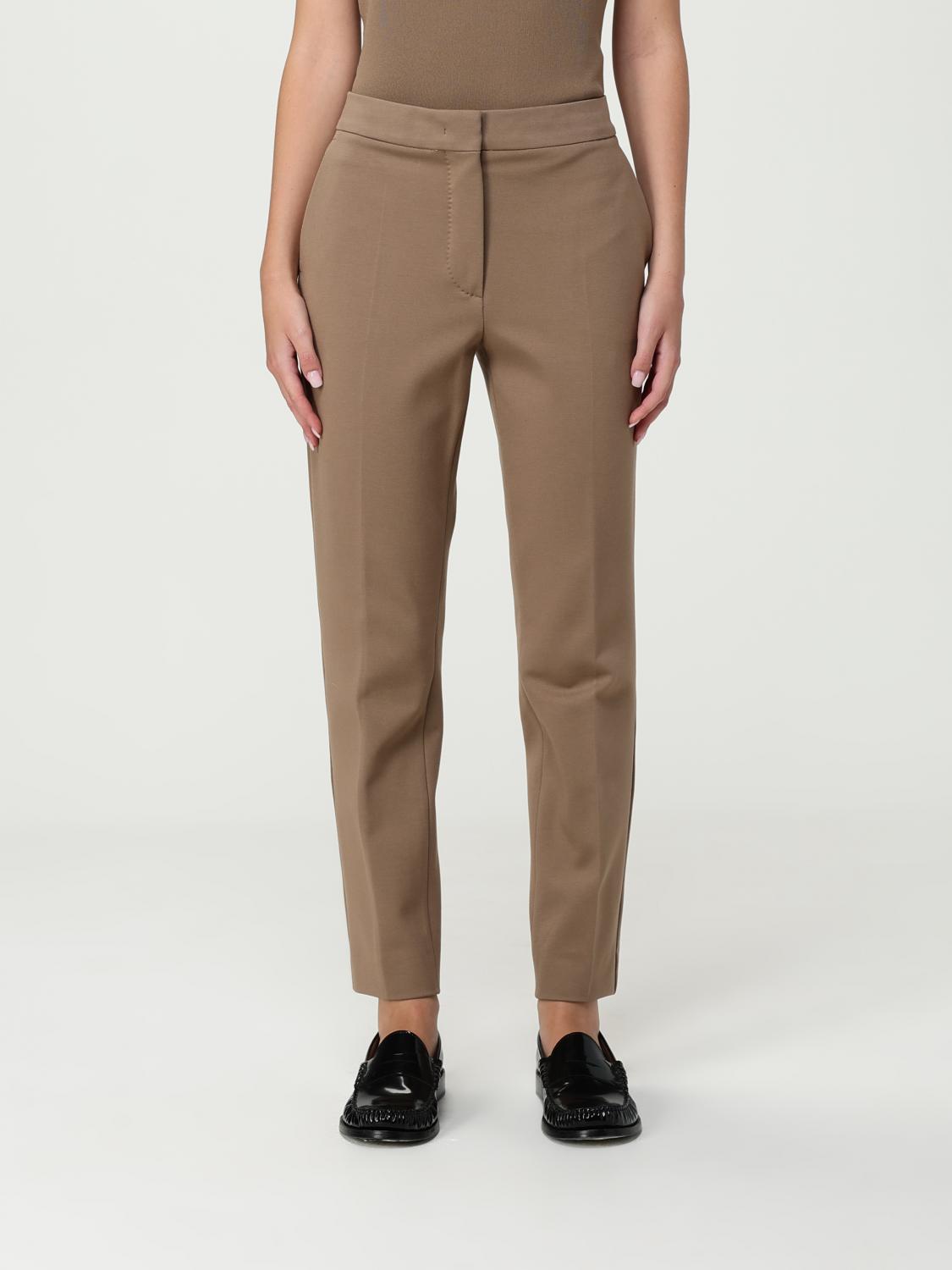 Max Mara Pants Woman Camel In Brown