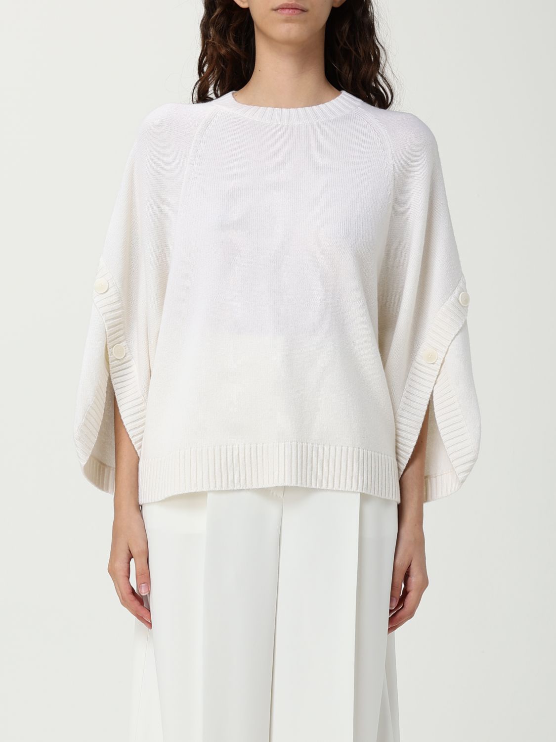 Max Mara Sweater  Woman Color White