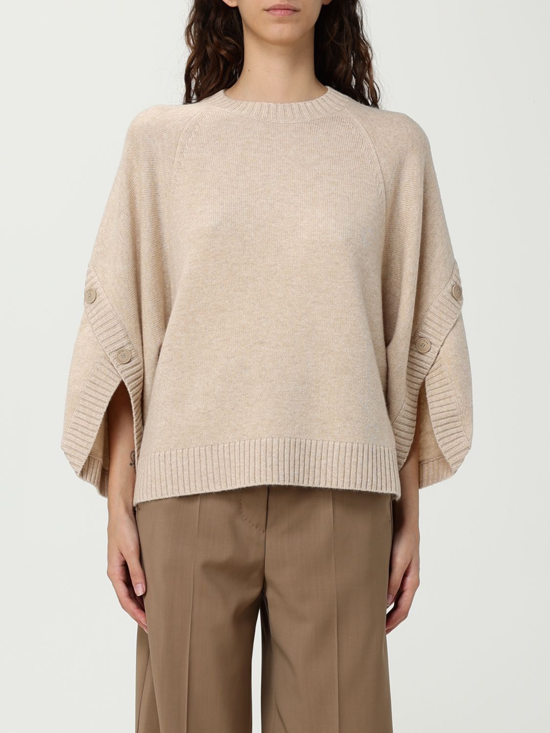 Max Mara Sweater  Woman Color Sand