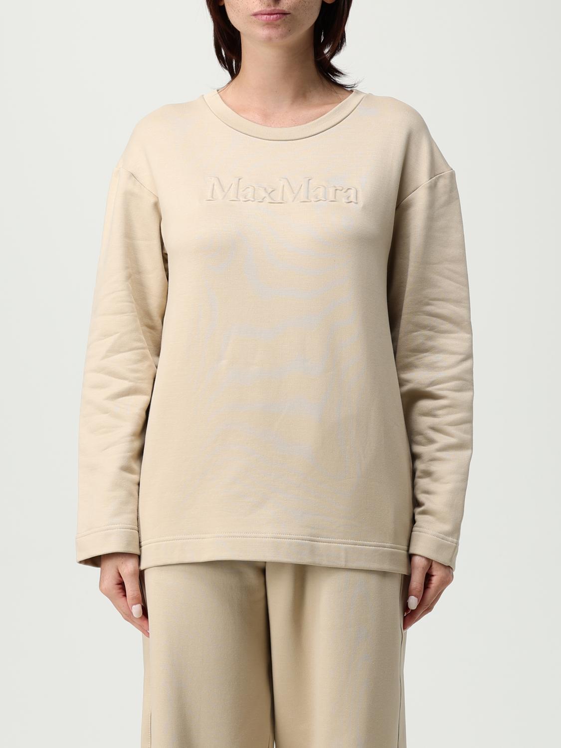 Max Mara Berma - Silk And Cotton Sweatshirt In Neutral