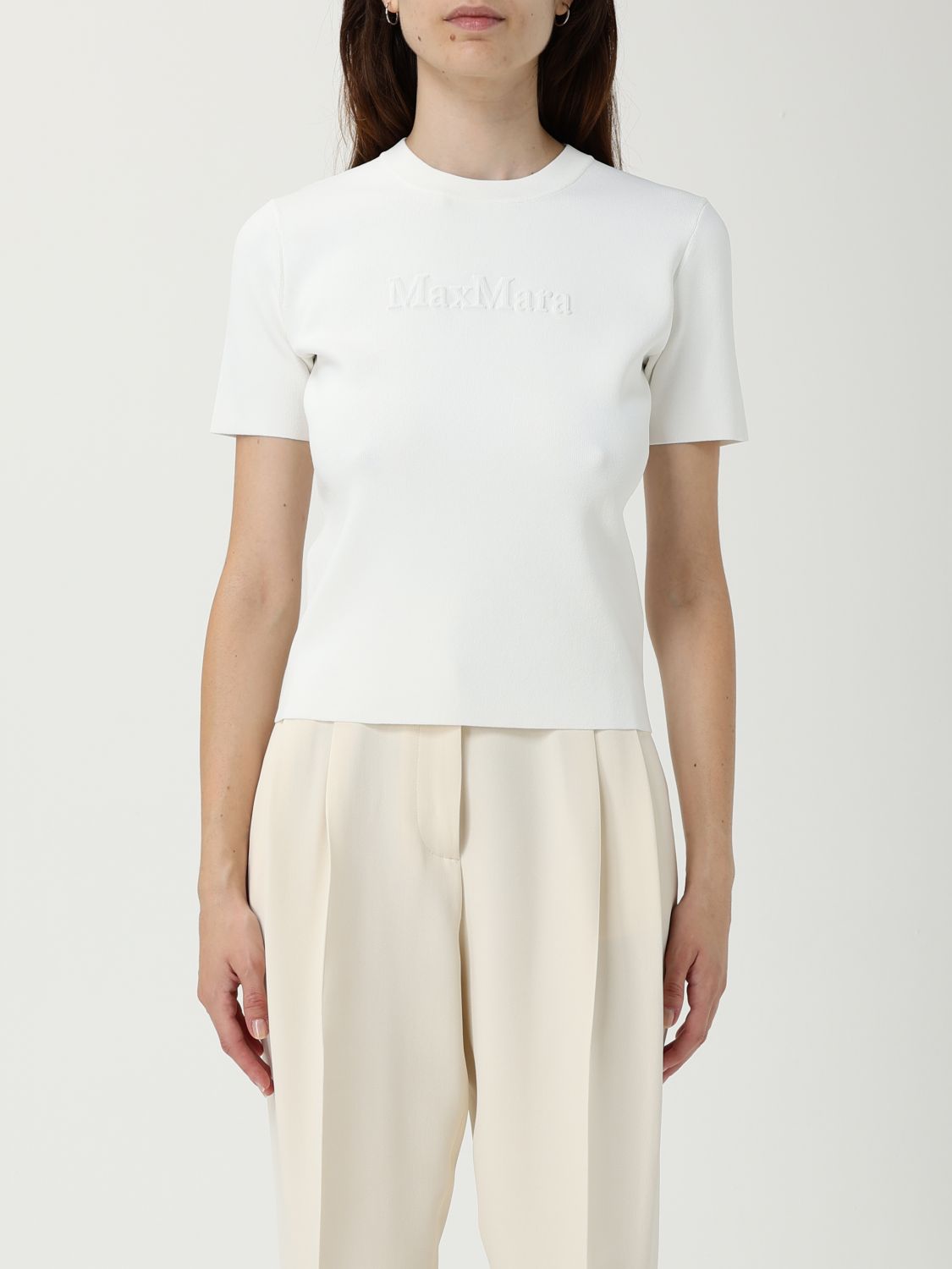 MAX MARA Sweater Woman color White　MAX MARA セーター ウィメンズ カラー ホワイト MAX