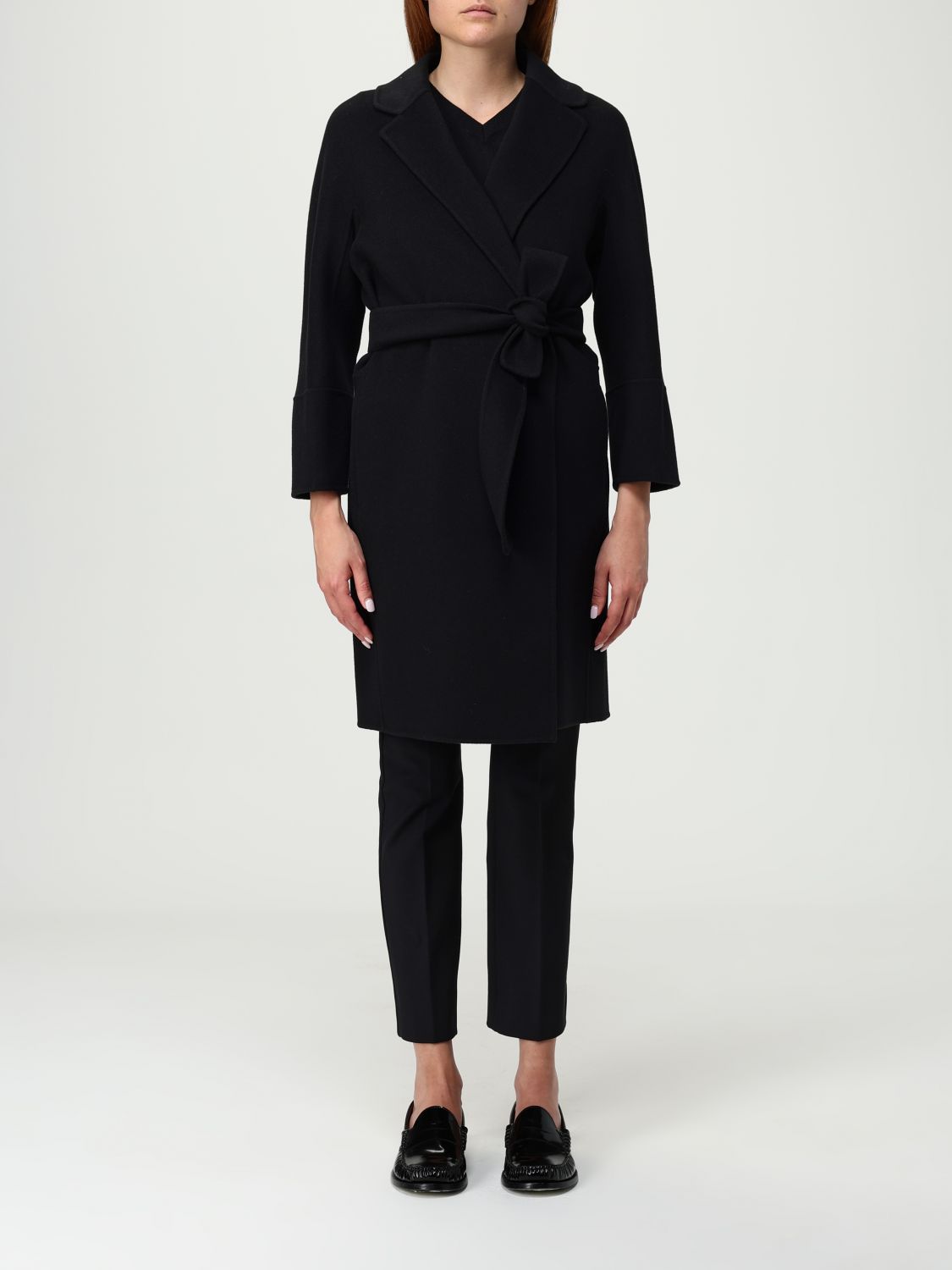 's Max Mara Coat Woman Color Black