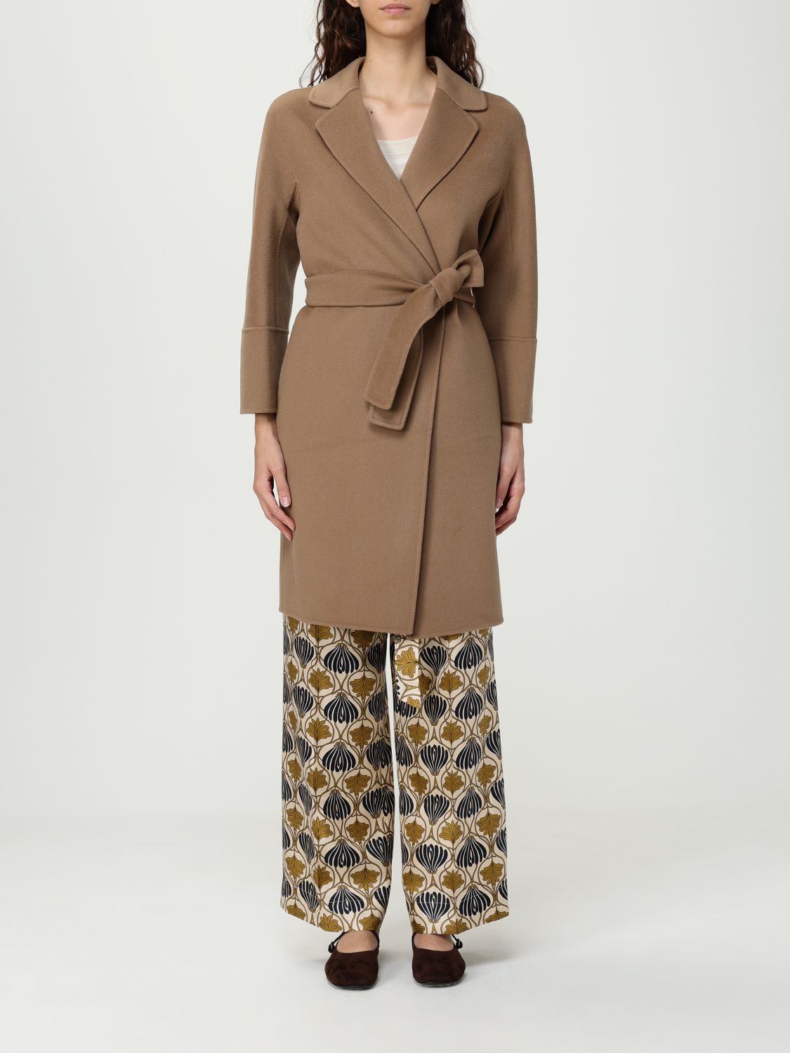 's Max Mara Coat  Woman Color Camel