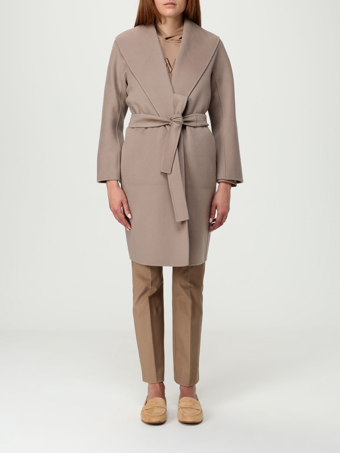 's Max Mara Coat Woman Color Grey