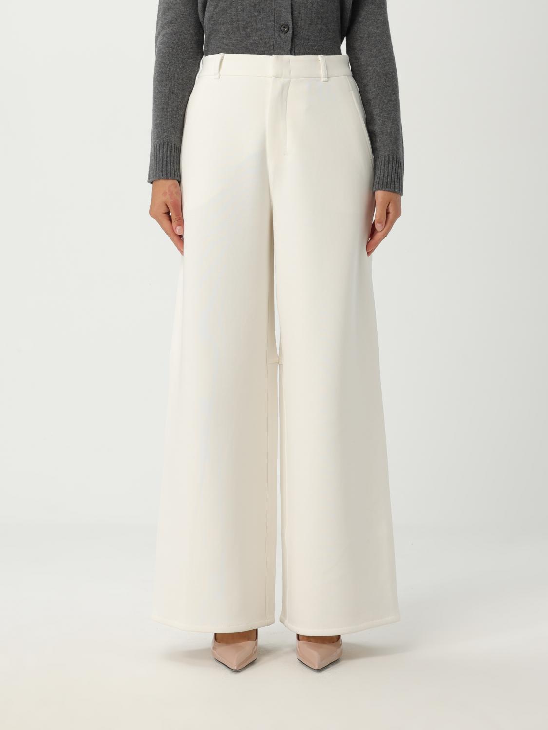 S Max Mara Pants ' Woman Color White In White
